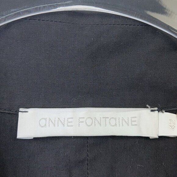 Anne Fontaine Black Jacket Womens Size 42 US 10 - Picture 3 of 10